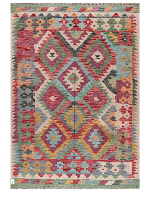 Authentic Handwoven Kilim Area Rug