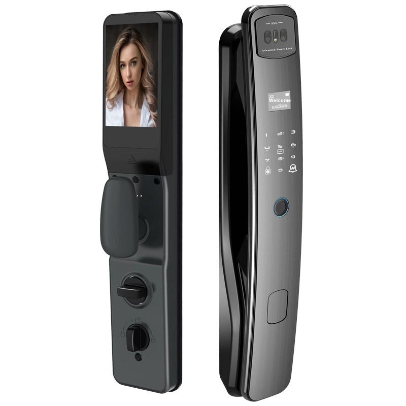 3D Facial Recognition Smart Door Lock – Fully Automatic Fingerprint & Keyless Entry Home Security Lock