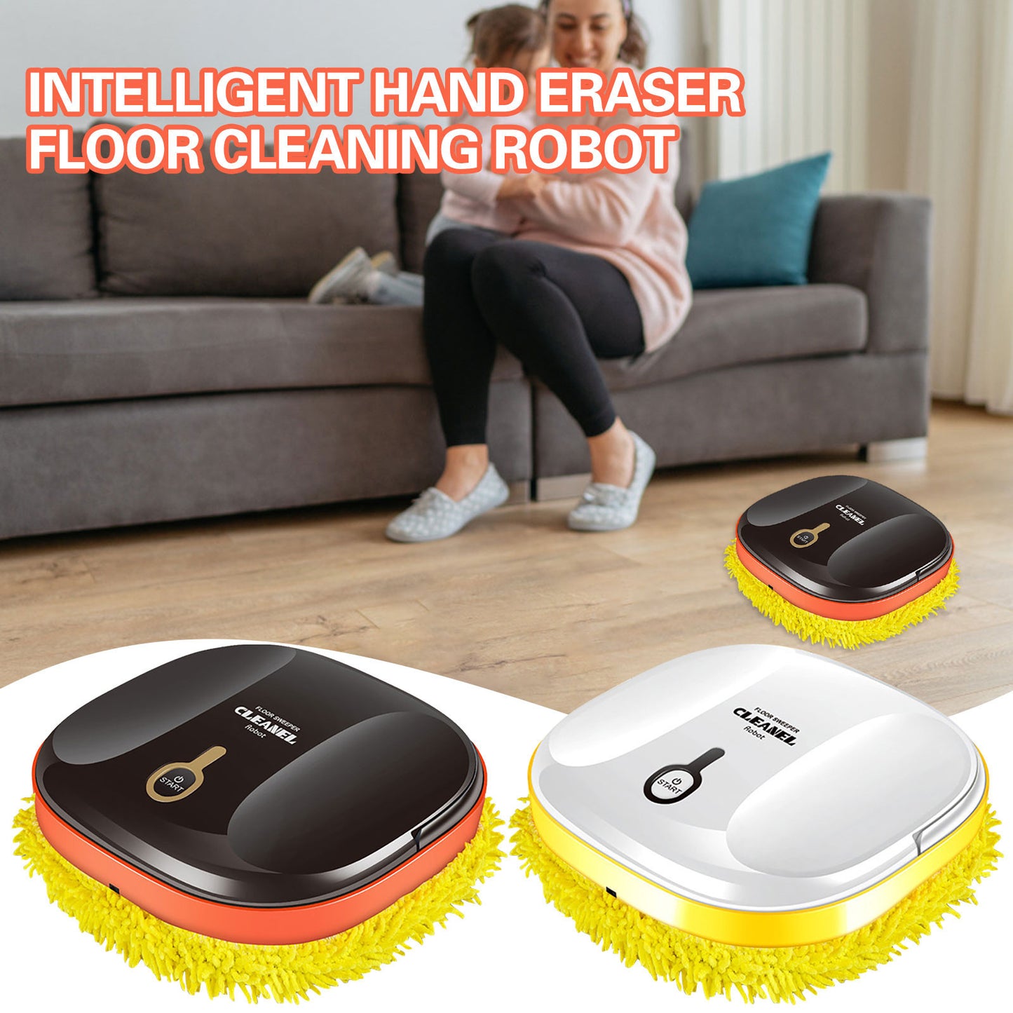 Home Cleaning Robot - Automatic Self Driven Mopping Machine