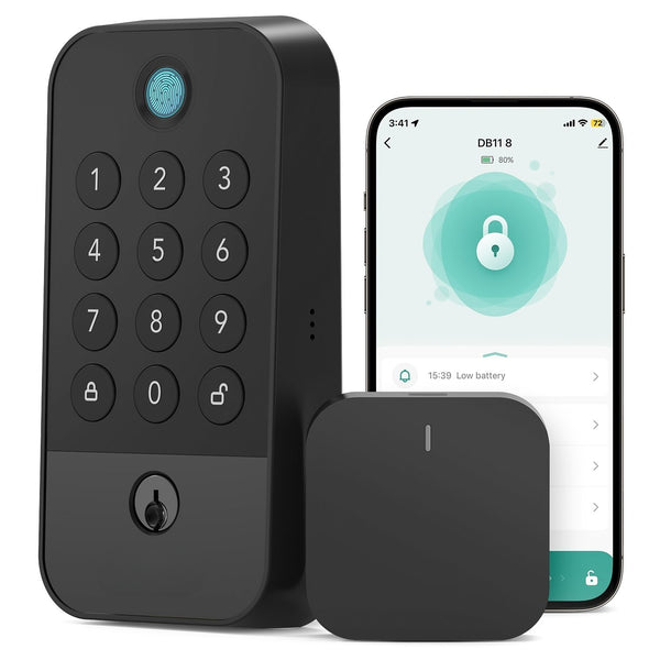 Smart Door Lock with Fingerprint & WiFi Control