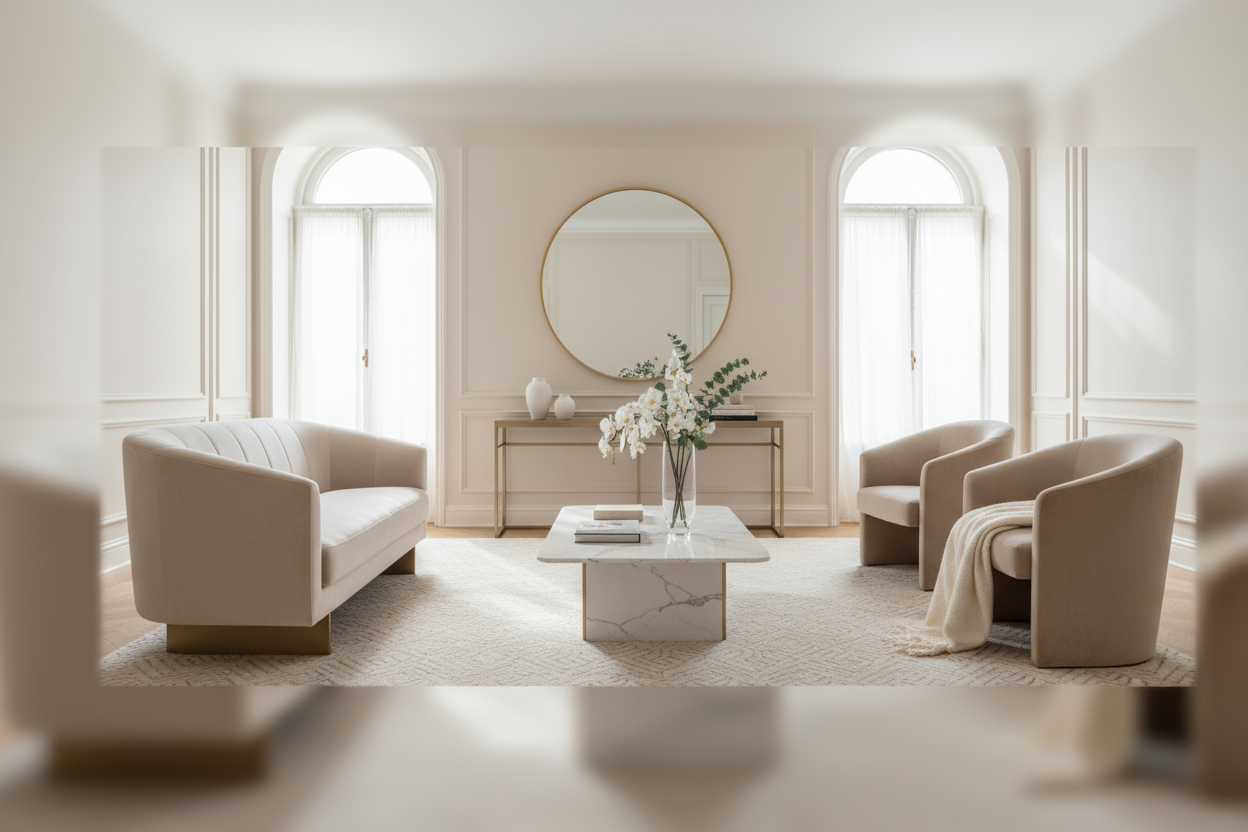 Home decor web background that depict class and Elegance 