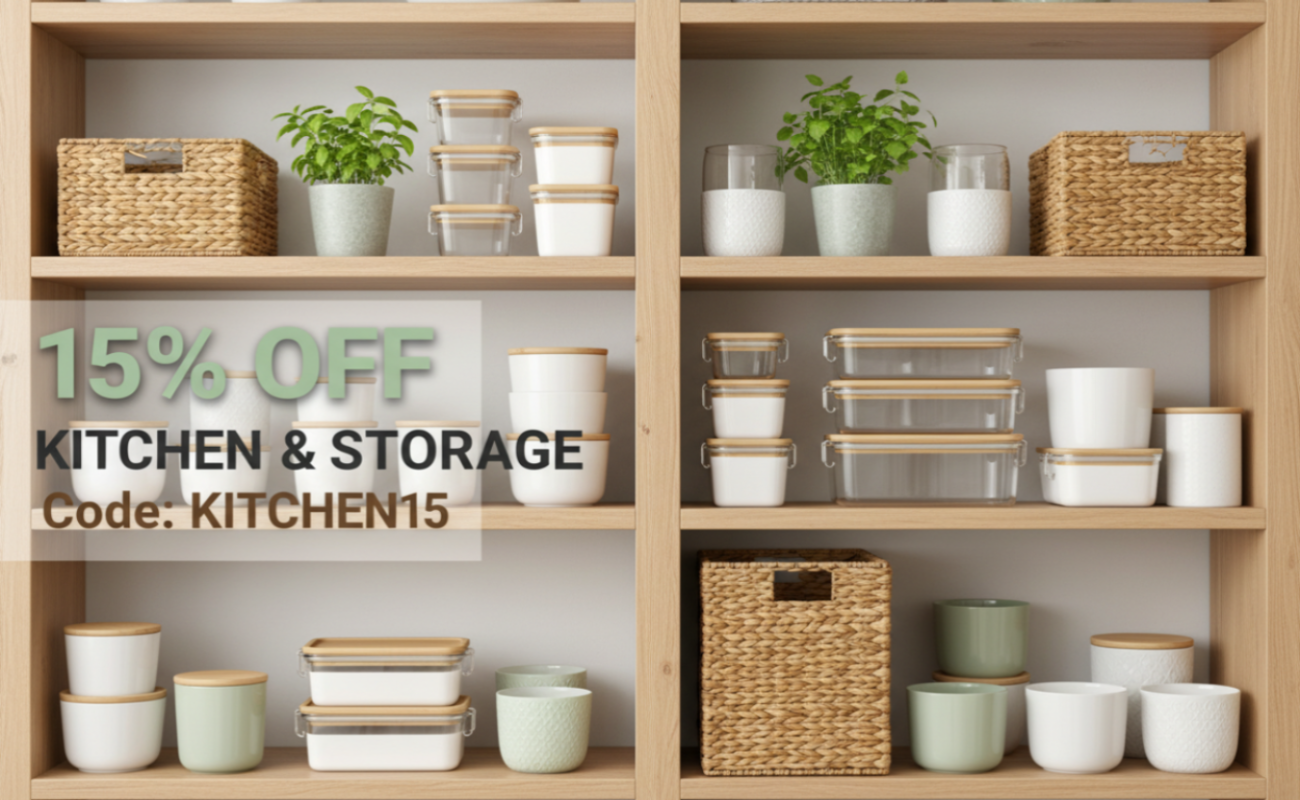 Kitchen 15% Off Banner
