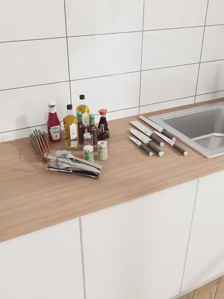 Multifunctional Storage Box For Kitchen Shelf