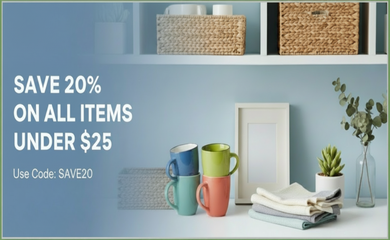 Save 20% Banner